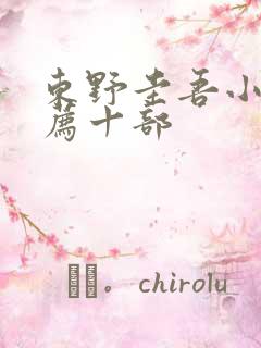 东野圭吾小说推荐十部