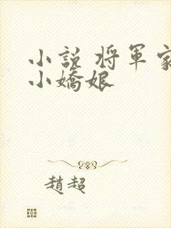 小说 将军家的小娇娘
