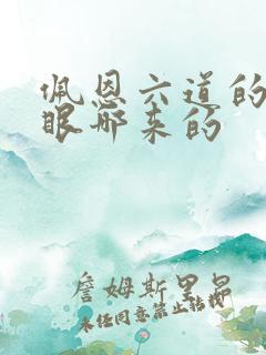 佩恩六道的轮回眼哪来的