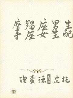 摩羯座男生和射手座女生配对指数