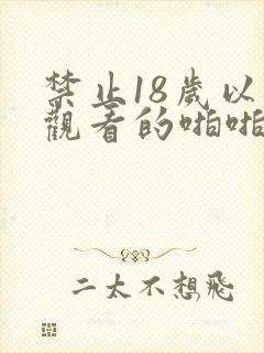 禁止18岁以下观看的啪啪啪网站