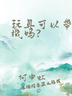 玩具可以带上飞机吗?