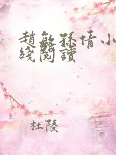 赵敏孙倩小说在线阅读