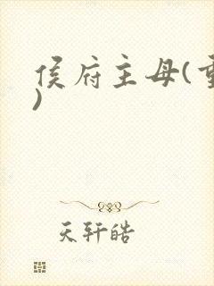 侯府主母(重生)