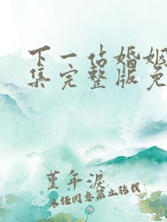 下一站婚姻34集完整版免费