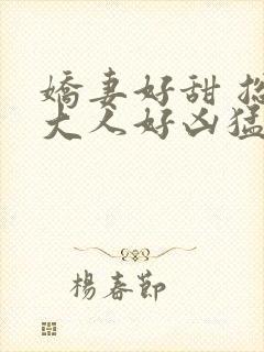 娇妻好甜 总裁大人好凶猛