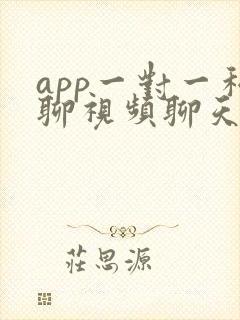 app一对一私聊视频聊天