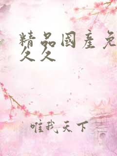 精品国产免费久久久