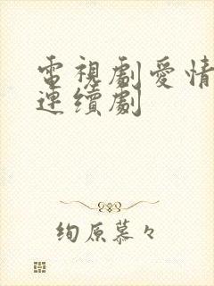 电视剧爱情电视连续剧