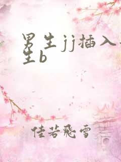 男生jj插入女生b