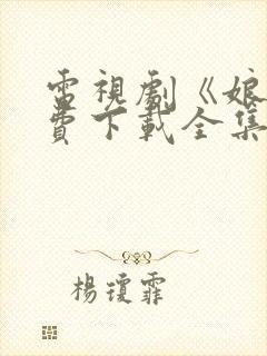 电视剧《娘》免费下载全集