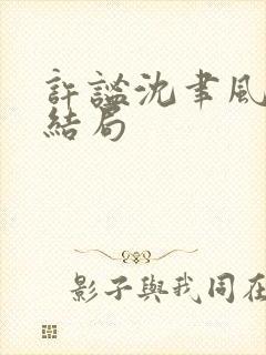 许谧沈聿风小说结局