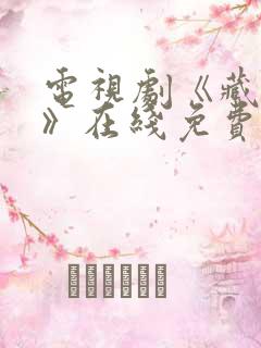 电视剧《藏海传》在线免费