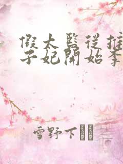 假太监从推倒太子妃开始李显小说免费