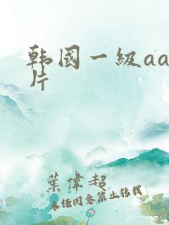 韩国一级aaa片