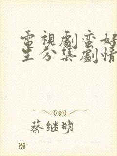 电视剧蛮好的人生分集剧情介绍