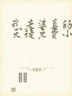 我老婆真的不是天后免费小说