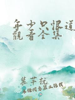 年少只恨道缘浅观看全集