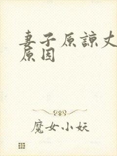 妻子原谅丈夫的原因