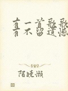 有一首歌歌词里有不留遗憾什么歌