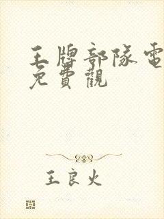 王牌部队电视剧免费观