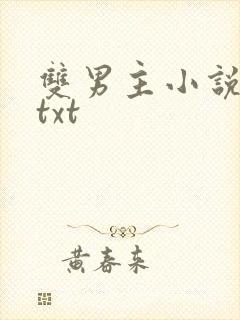 双男主小说推荐txt