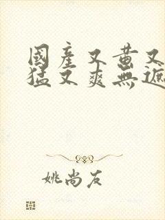 国产又黄又粗又猛又爽无遮挡