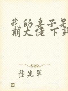 我的妻子是大乘期大佬 下载