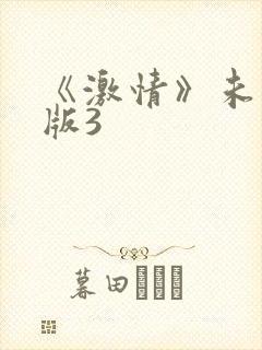 《激情》未删减版3