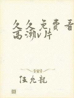 久久免费看少妇高潮v片