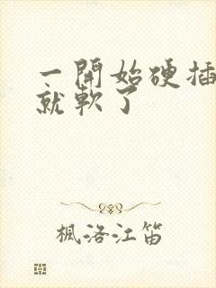 一开始硬插一会就软了