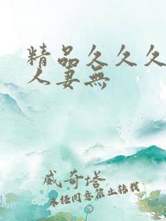 精品久久久久久人妻无