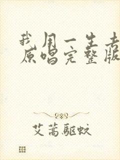 我用一生去爱你原唱完整版