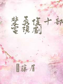 裴勇俊十部必看电视剧