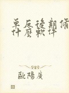 单反后期修图用什么软件