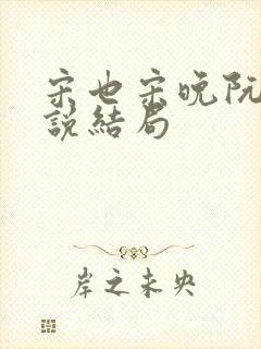 宋也宋晚阮阮小说结局