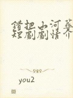 错把山河葬相思短剧剧情介绍