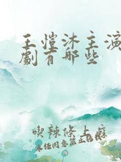 王恺沐主演的短剧有哪些