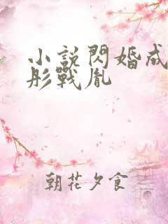 小说闪婚成宠海彤战胤