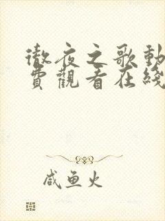 彻夜之歌动漫免费观看在线