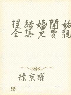 从结婚开始恋爱全集免费观看电视剧