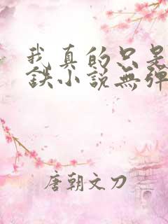 我真的只是想打铁小说无弹窗