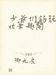 少爷们的玩物txt笔趣阁