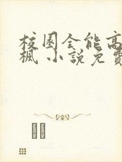 校园全能高手季枫 小说免费阅读