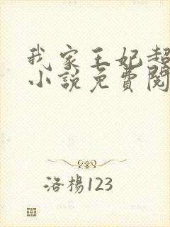 我家王妃超凶的小说免费阅