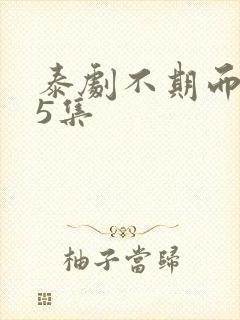 泰剧不期而爱15集