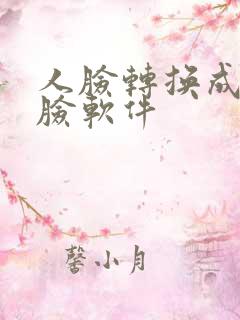 人脸转换成动漫脸软件