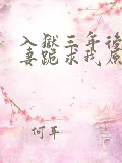 入狱三年后,前妻跪求我原谅 小说