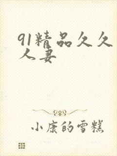 91精品久久久人妻