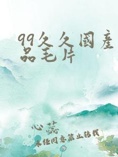 99久久国产精品毛片